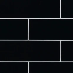 Seinälaatta Qualitystone Crystal Black, 100 x 300 mm