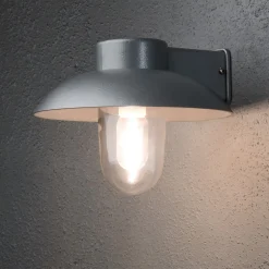 Seinävalaisin Konstsmide Mani 415-310 290x310x210 mm harmaa