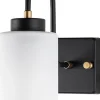 Seinävalaisin Linento Lighting Duzsuz 13141, 24cm, musta/valkoinen
