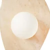 Seinävalaisin Linento Lighting Halle beige/valkoinen