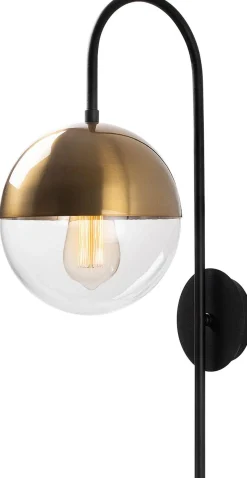 Seinävalaisin Linento Lighting Bastos messinki