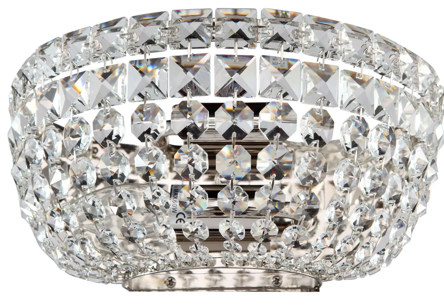 Seinävalaisin Maytoni Diamant Crystal Basfor kromi