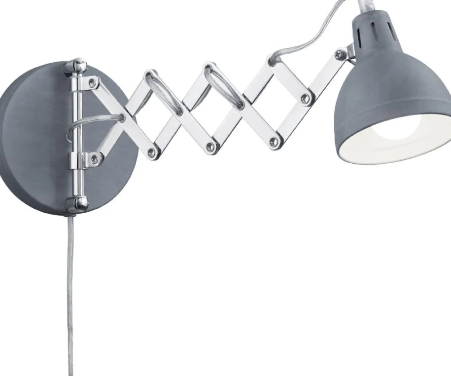 Seinävalaisin Trio Scissor Ø 105x530 mm betoninharmaa