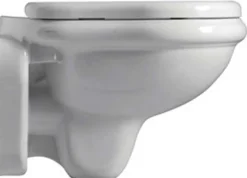 Seinä-WC-istuin Lavabo Retro, valkoinen