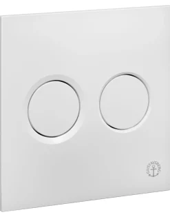 Seinä-WC:n huuhtelupainike Gustavsberg Trimont XS, pneumaattinen, valkoinen