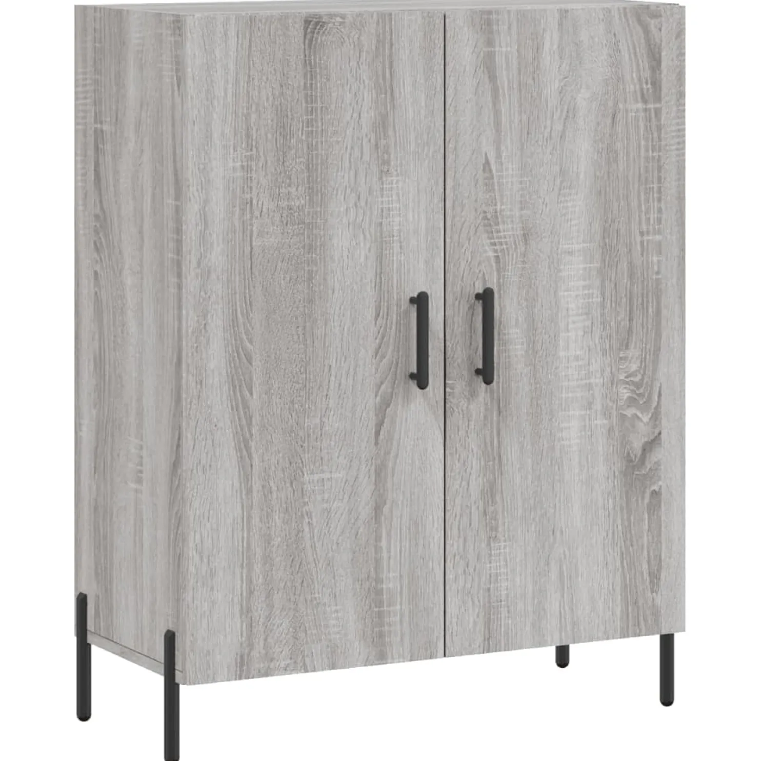 Senkki harmaa Sonoma 69,5x34x90 cm tekninen puu (27738)