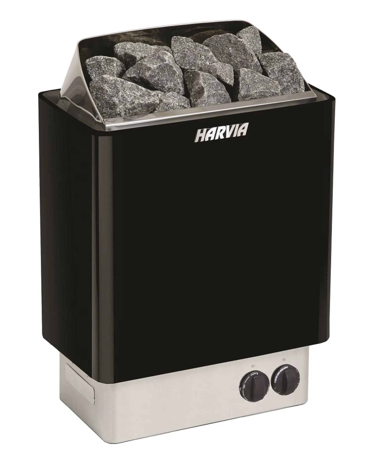 Sähkökiuas Harvia Sähkäri KIP80 8 kW 7-12 m³ kiinteä ohjaus musta