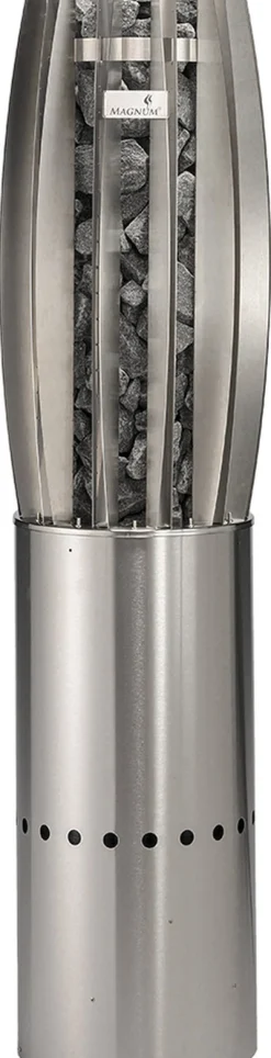 Sähkökiuas Magnum Original Tulppaani kuituvaloilla 10,5 kW 10-20m³ erillinen ohjaus