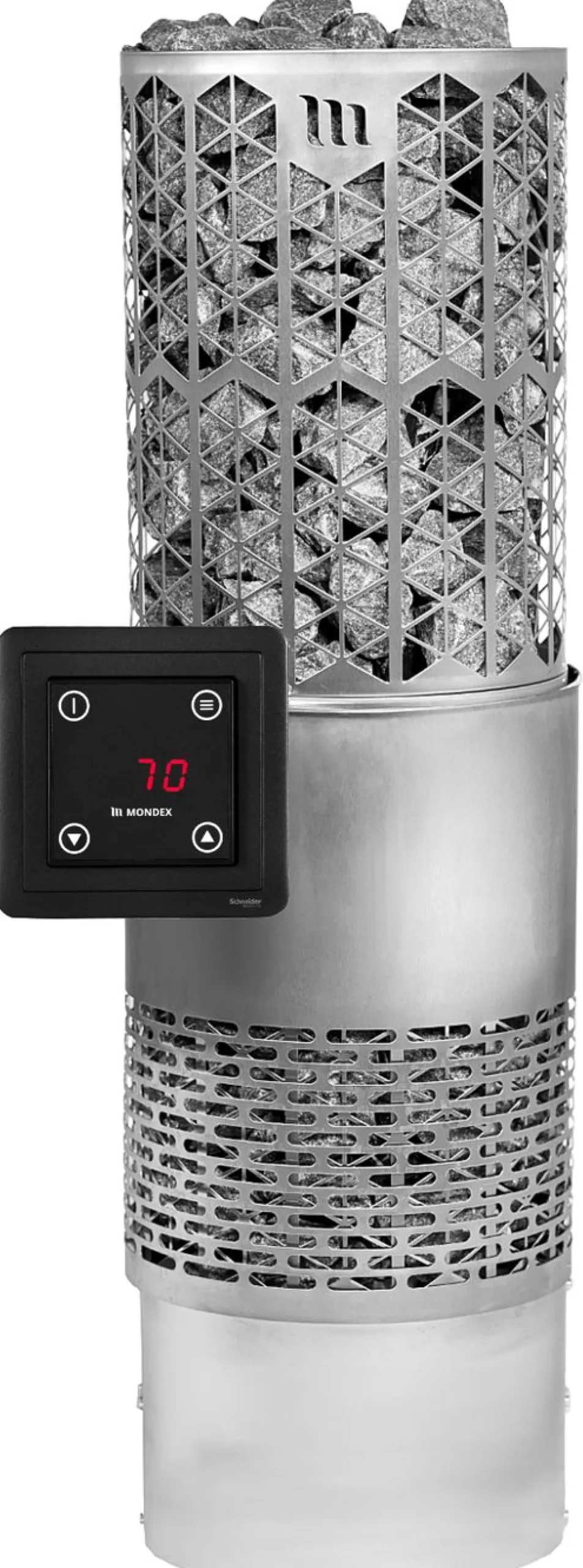 Sähkökiuas Mondex Kaira E2 6,6 kW 6-9 m³ erillinen ohjaus rst