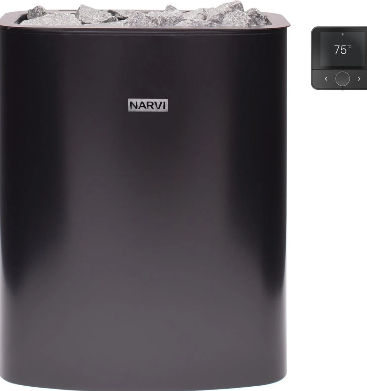 Sähkökiuas Narvi NC Electric Flow, erillinen ohjaus, eri vaihtoehtoja