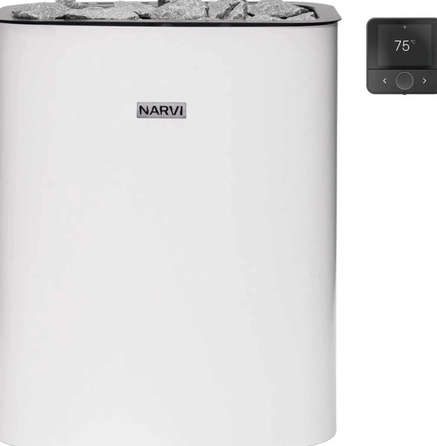 Sähkökiuas Narvi NC Electric Flow, erillinen ohjaus, eri vaihtoehtoja