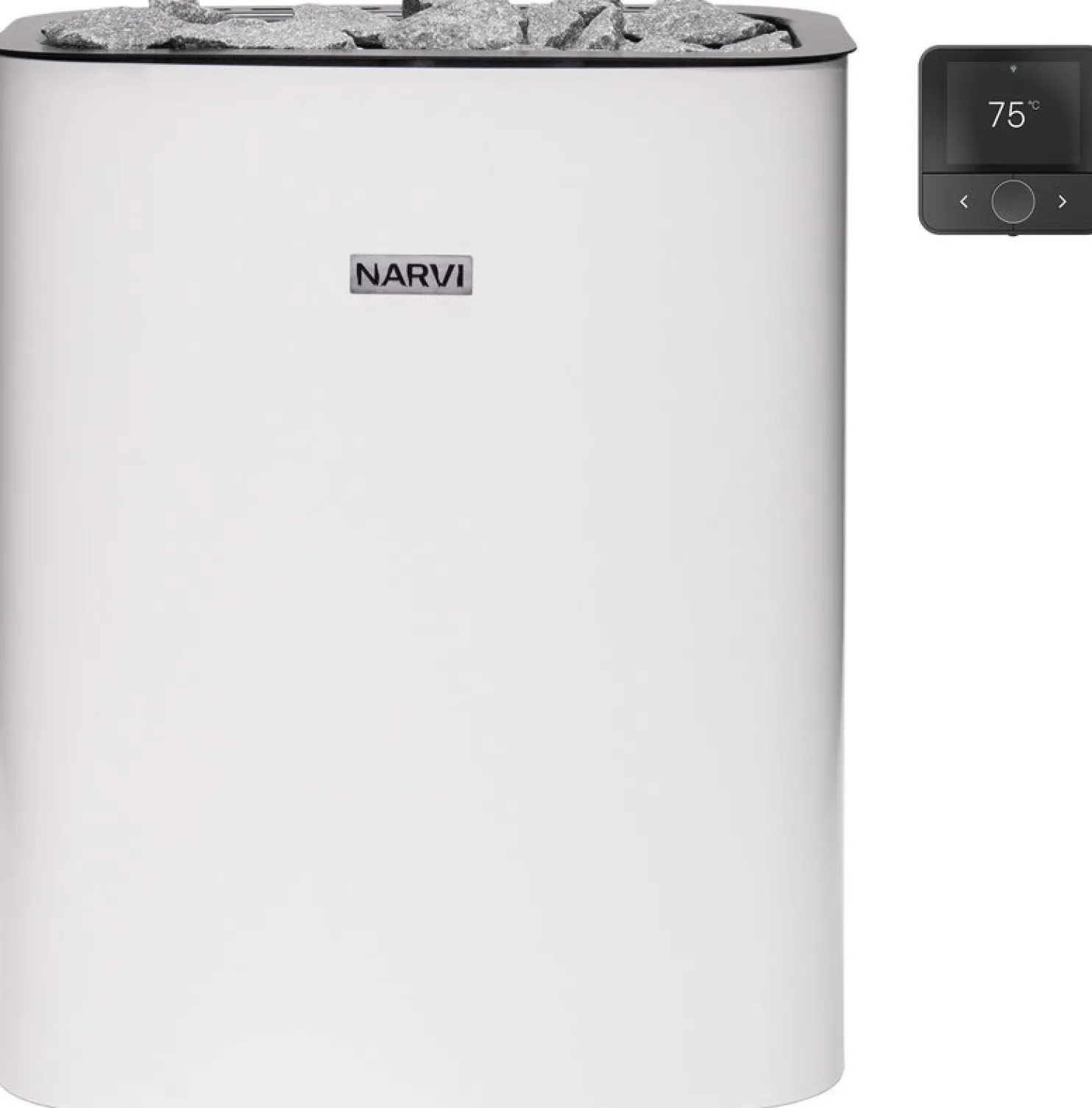 Sähkökiuas Narvi NC Electric Flow, erillinen ohjaus, eri vaihtoehtoja