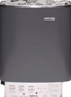 Sähkökiuas Narvi NM 900 9,0 kW 9-15 m³ kiinteä ohjaus harmaa