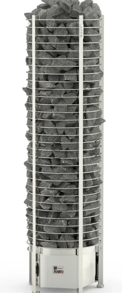 Sähkökiuas SAWO Round Tower 10,5 kW 9-16 m³ erillinen ohjauskeskus