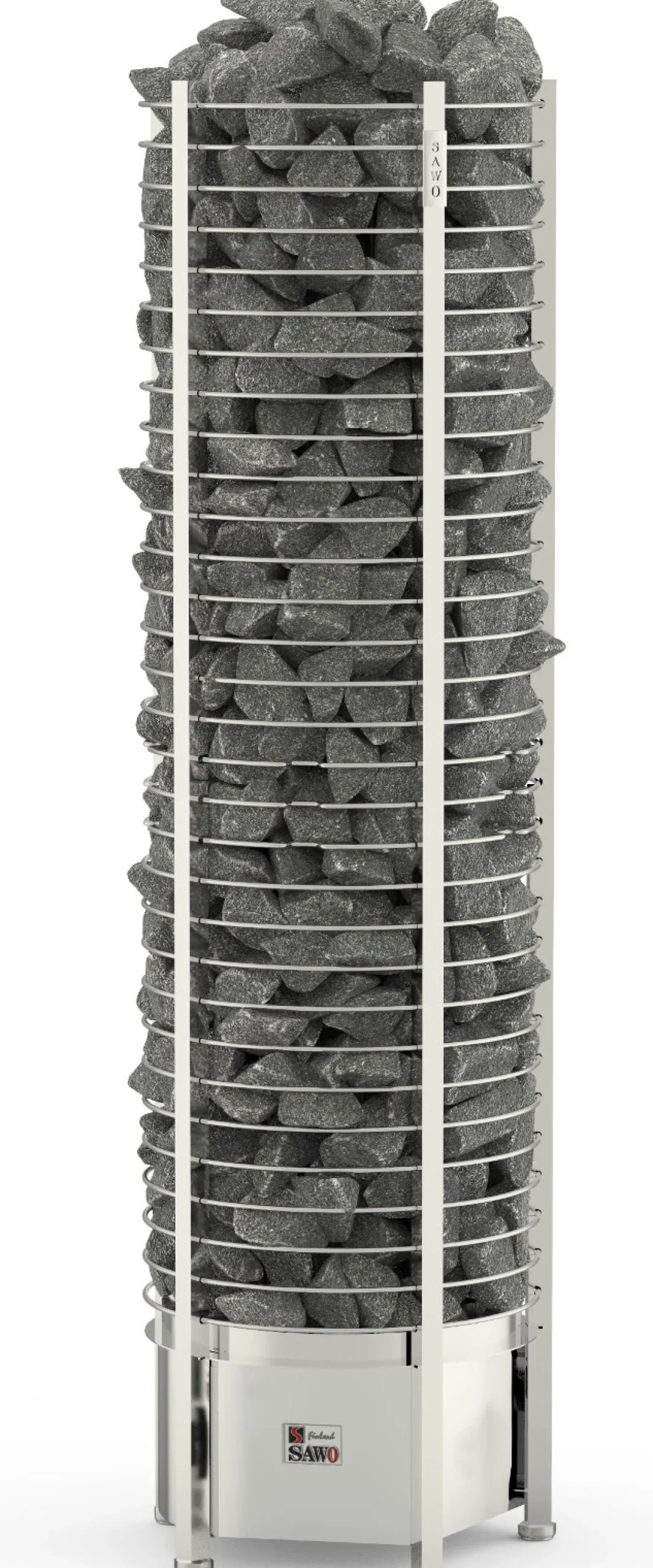 Sähkökiuas SAWO Round Tower 10,5 kW 9-16 m³ erillinen ohjauskeskus