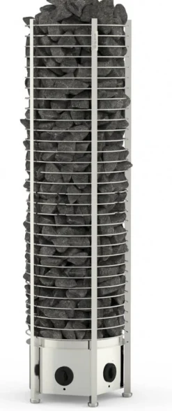 Sähkökiuas SAWO Round Tower 8 kW 7-14 m³ kiinteä ohjauskeskus