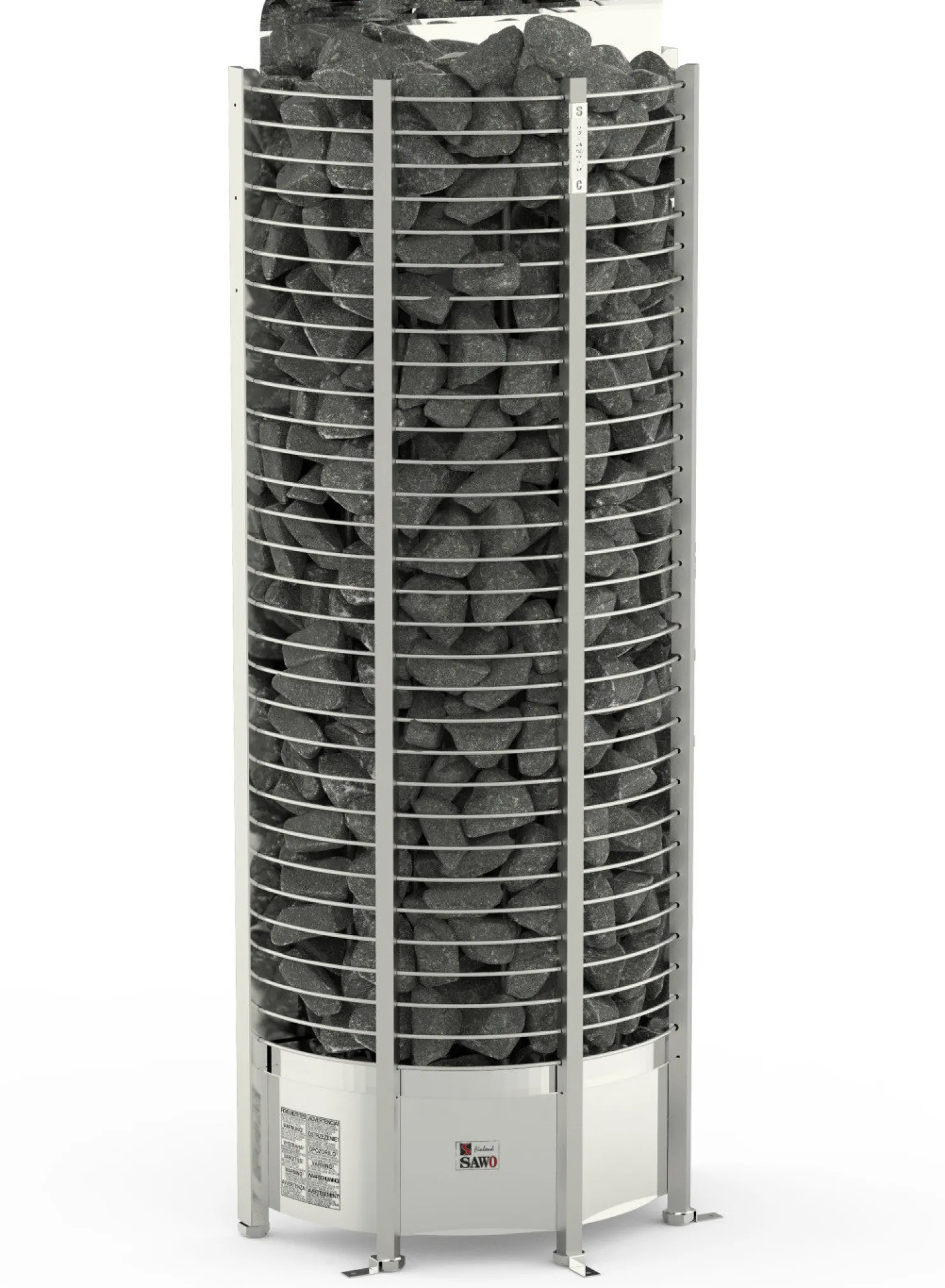 Sähkökiuas SAWO Wall Tower 12 kW 11-18 m³ erillinen ohjauskeskus