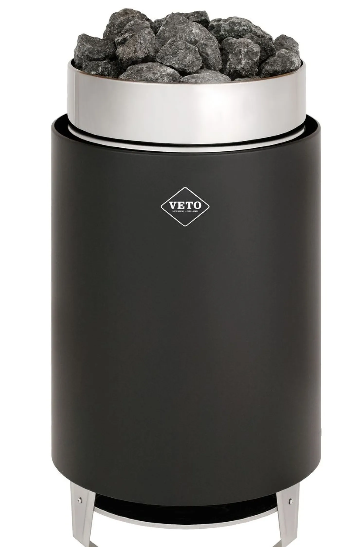 Sähkökiuas VETO SK15 15 kW 14-24 m³ erillinen ohjaus musta