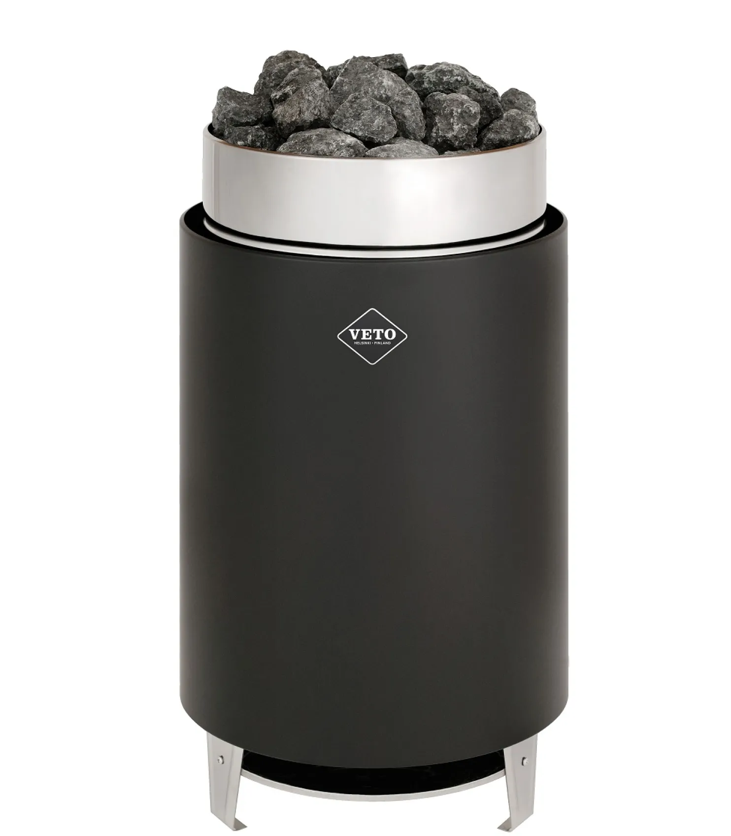 Sähkökiuas VETO SK10 10 kW 10-16 m³ erillinen ohjaus musta