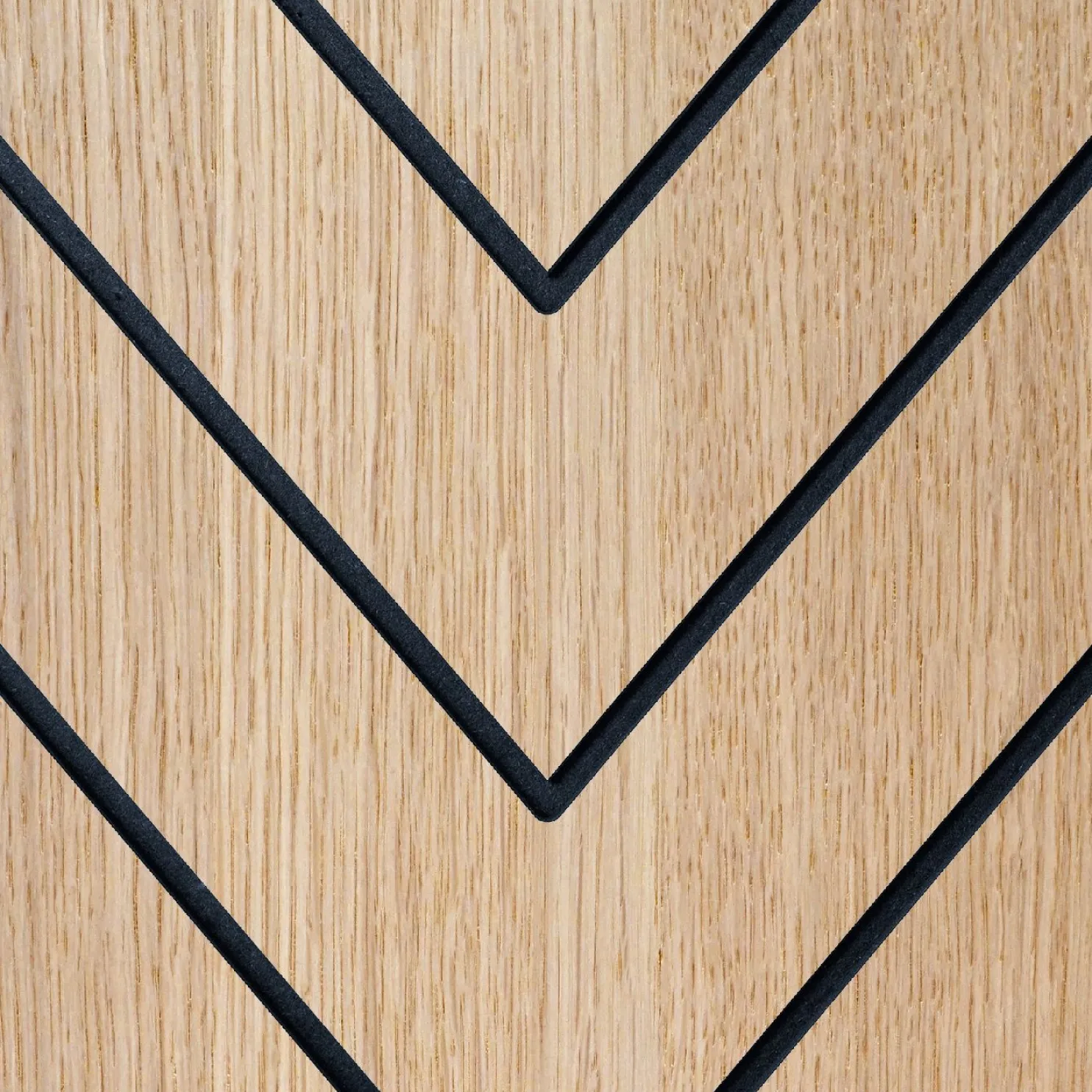 Sisustuslevy Maler Louvre Chevron, 12x616x616mm, mdf, ympäripontattu, eri värejä