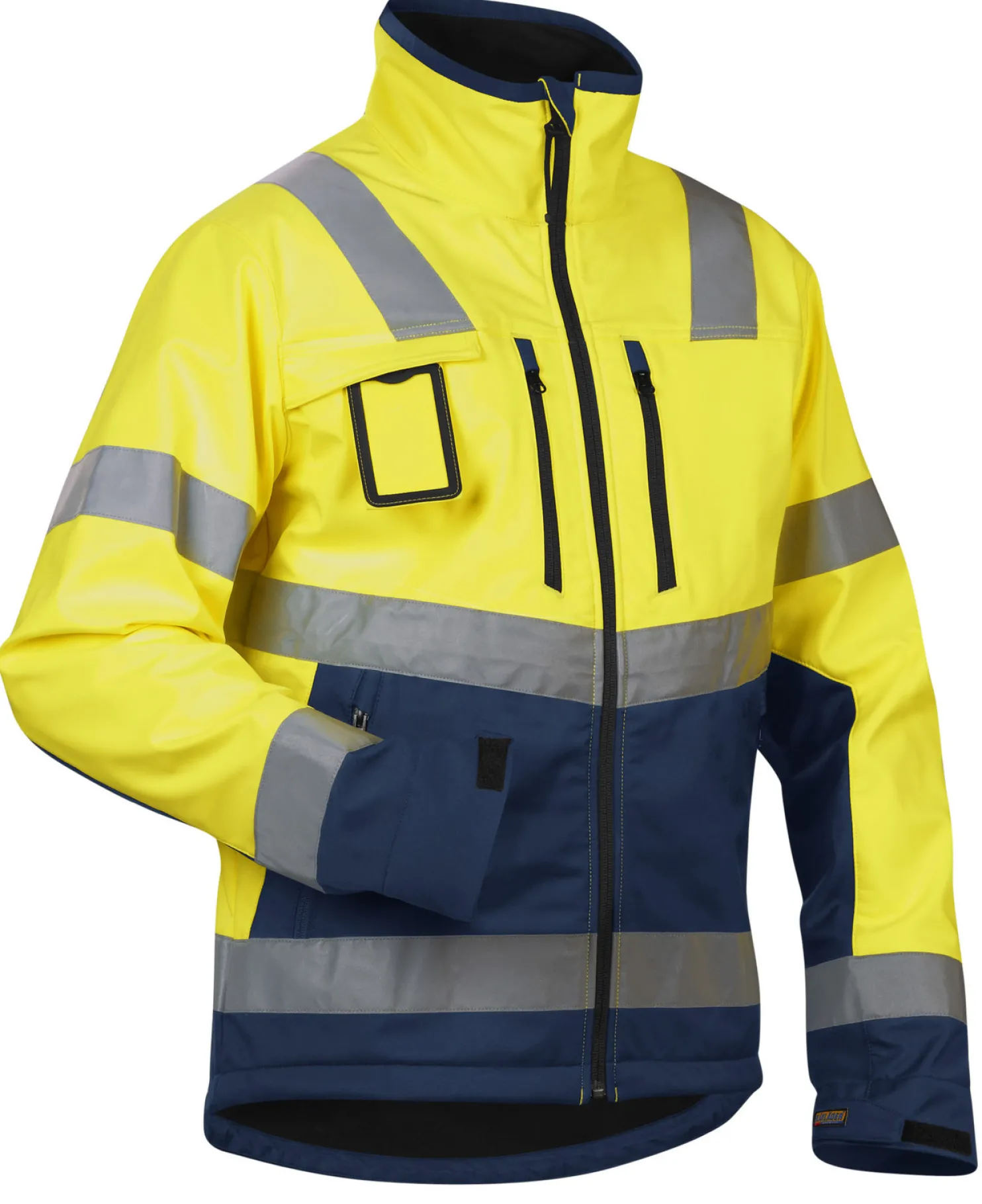 Softshelltakki Blåkläder Highvis 4900 keltainen/mariininsininen