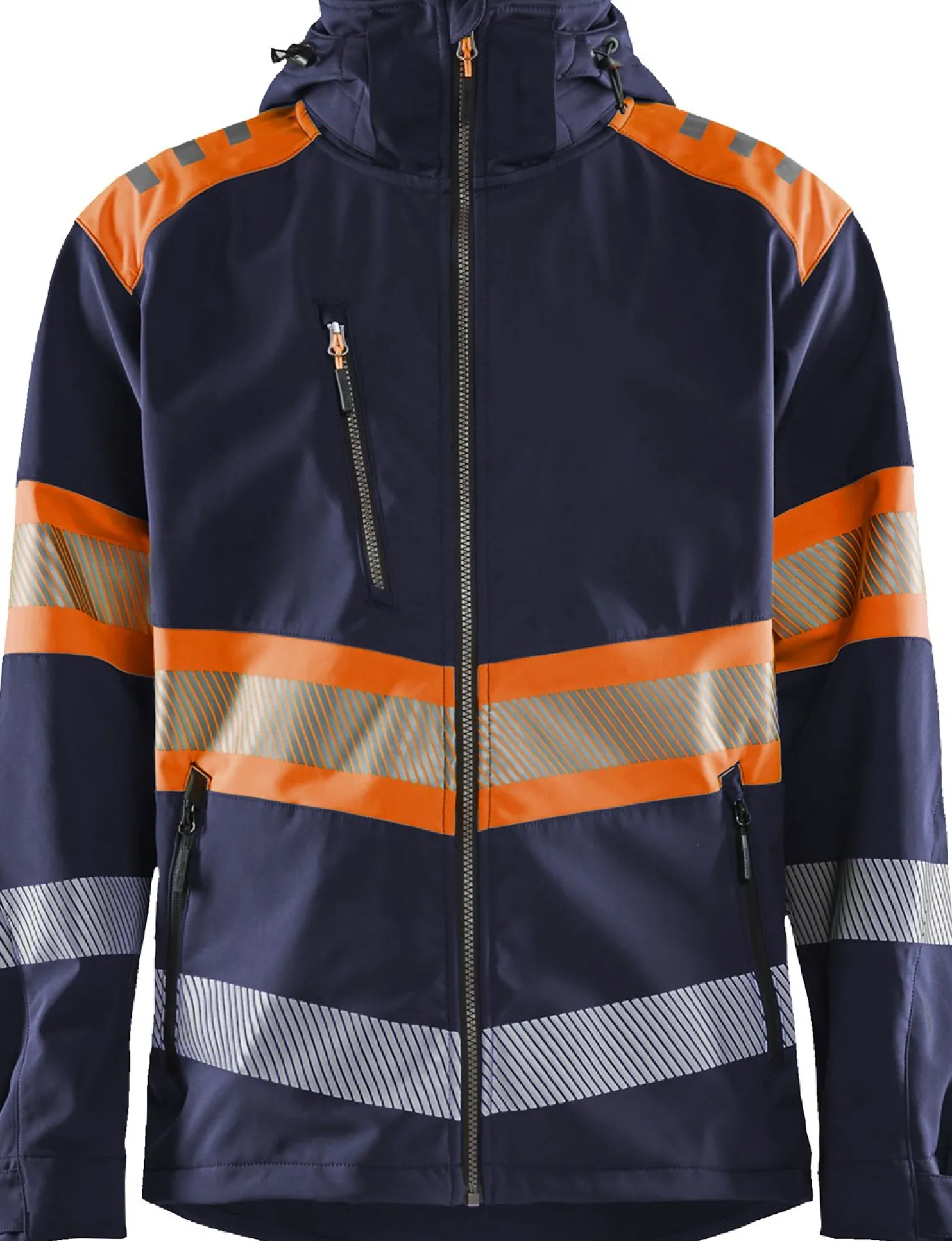 Softshell-takki Blåkläder 4494 Highvis mariininsininen/huomioväri