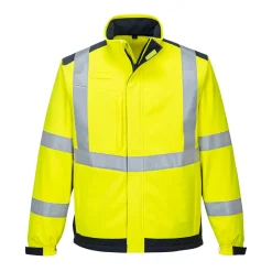 Softshell-takki Portwest MV72 Modaflame Multinorm keltainen/sininen