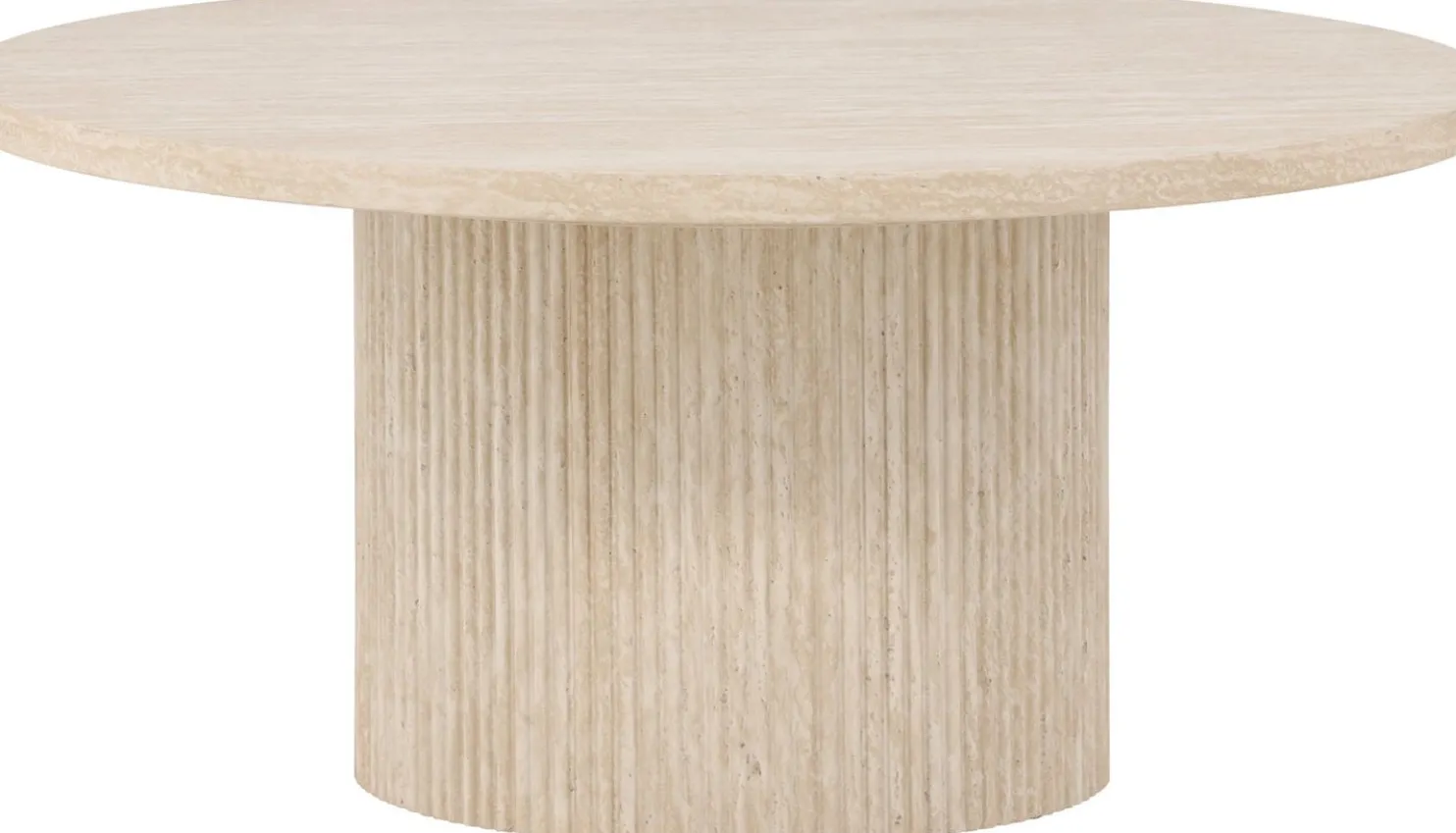 Sohvapöytä Venture Home Härön, ø80cm, beige