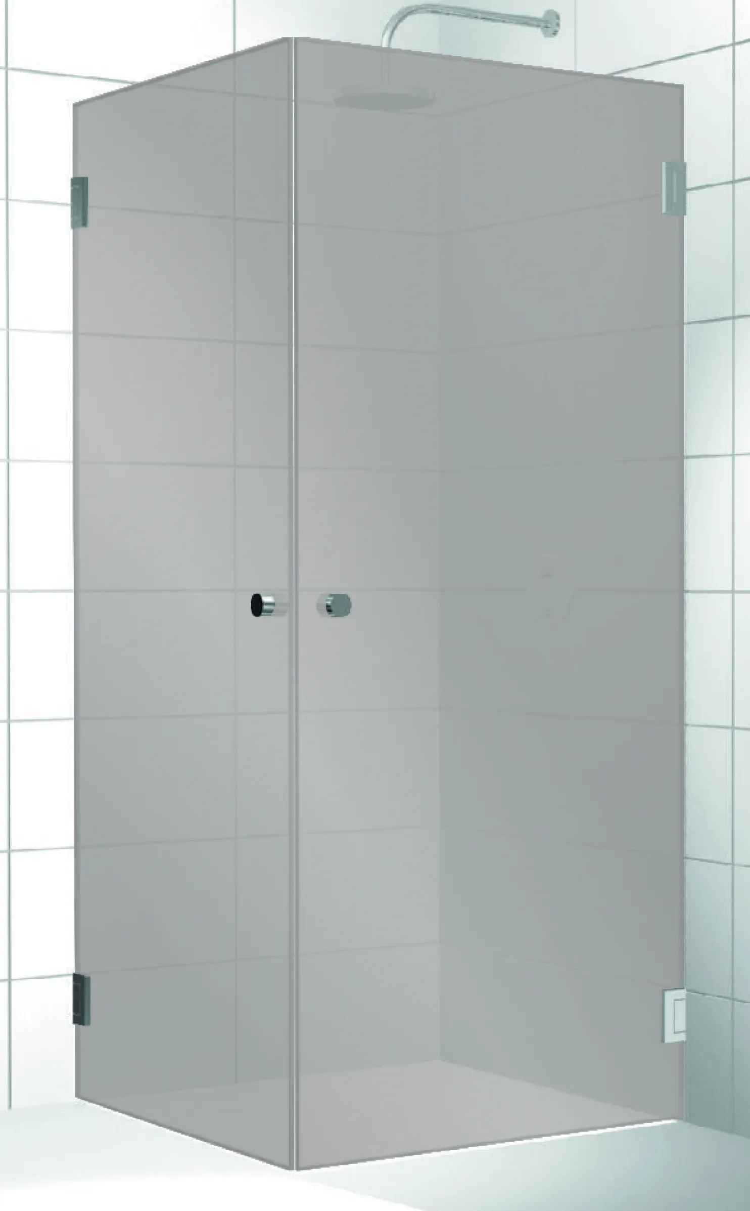 Suihkunurkkaus Elegance 13 harmaa mittatilaus