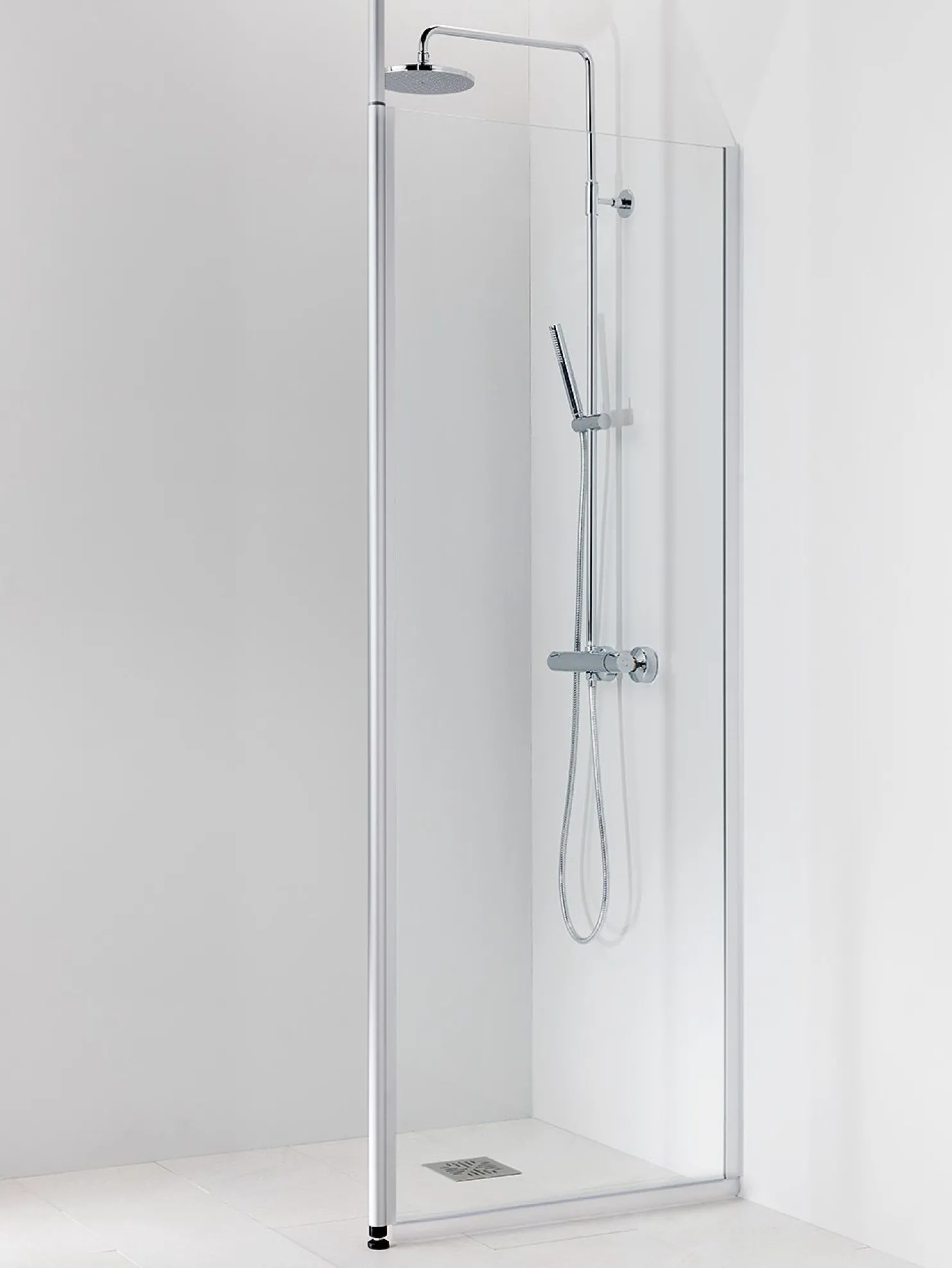 Suihkuseinä Vihtan Ocean 1 500x2015 mm kiinteä kirkas lasi