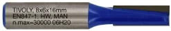 Suorajyrsin Tivoly, 8x8mm