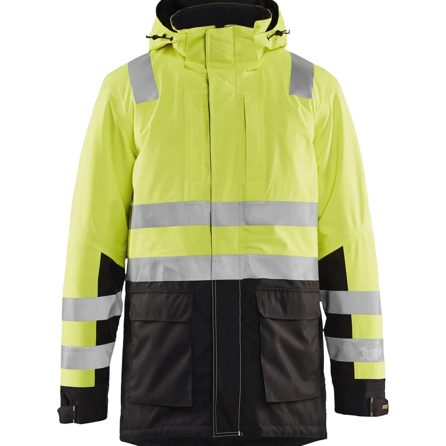 Talviparka Blåkläder 4495 Highvis huomiokeltainen/musta