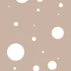Tapetti Artgeist Cinnamon bubbles, 50x1000cm, pilkullinen, ruskea