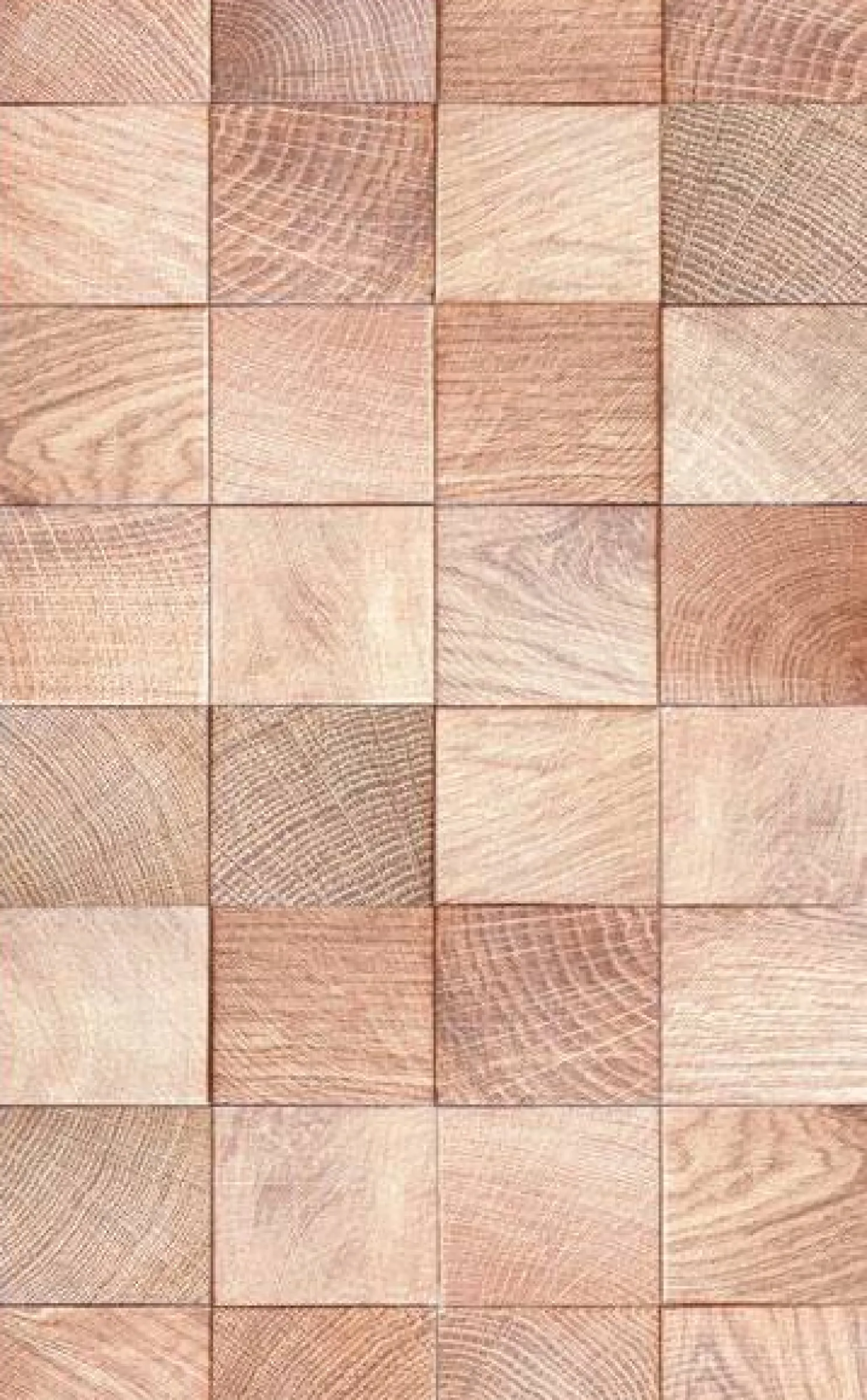 Tapetti Artgeist Wooden geometry, 50x1000cm, puujäljitelmä, ruskea
