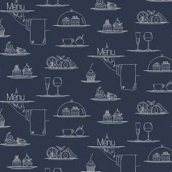 Tapetti Galerie Just Kitchens Chalkboard Menu, retro