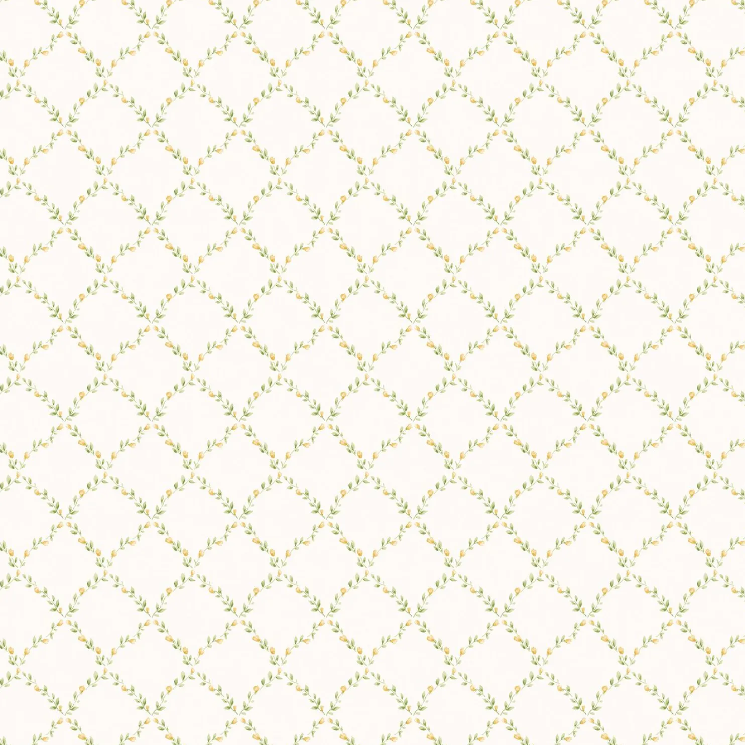 Tapetti Galerie Miniatyrer G67903-07, kukka, ruutu