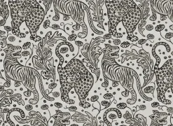 Tapetti Rebel Walls Year of the Tiger, non-woven, eläin, kukka