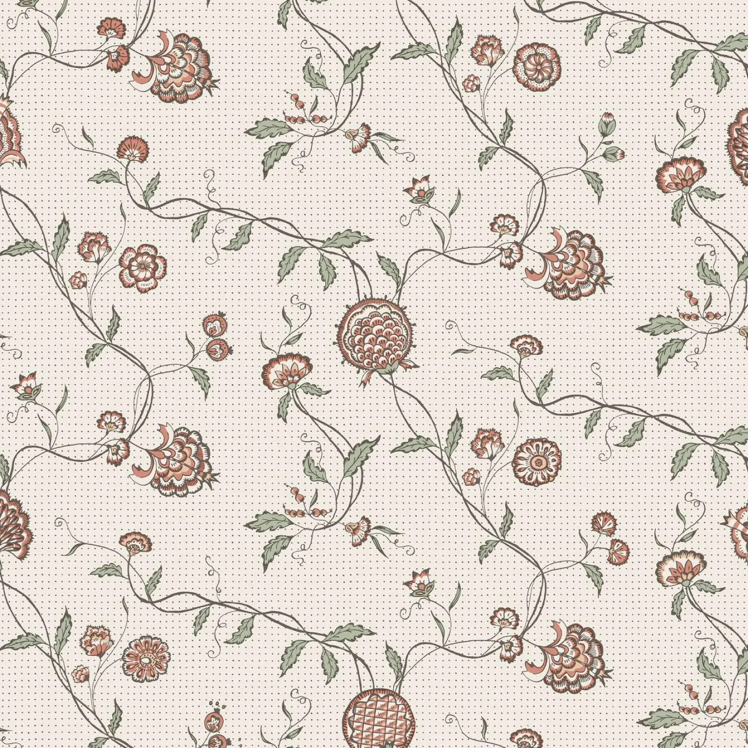 Tapetti Sandberg Adelaide, non-woven, kukka, maalaisromanttinen