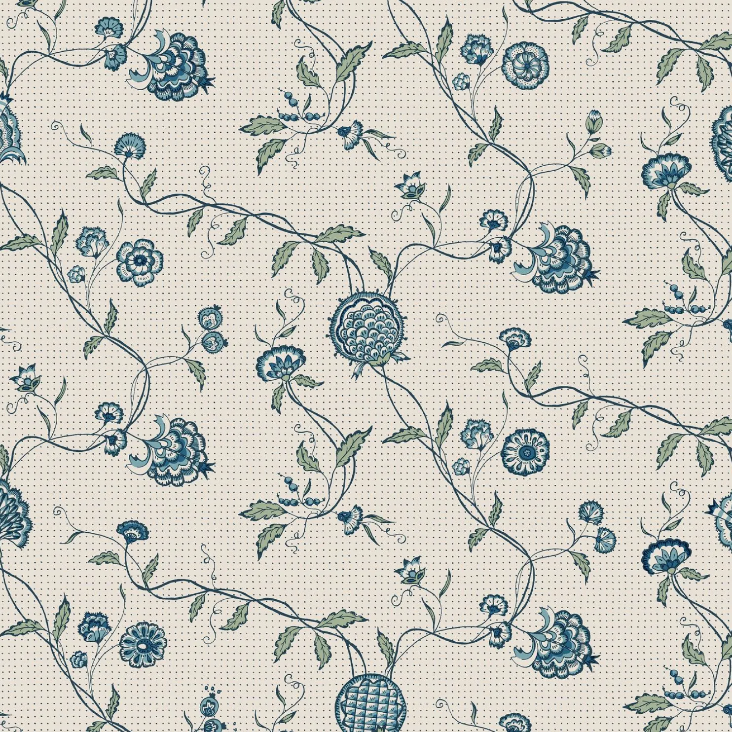 Tapetti Sandberg Adelaide, non-woven, kukka, maalaisromanttinen