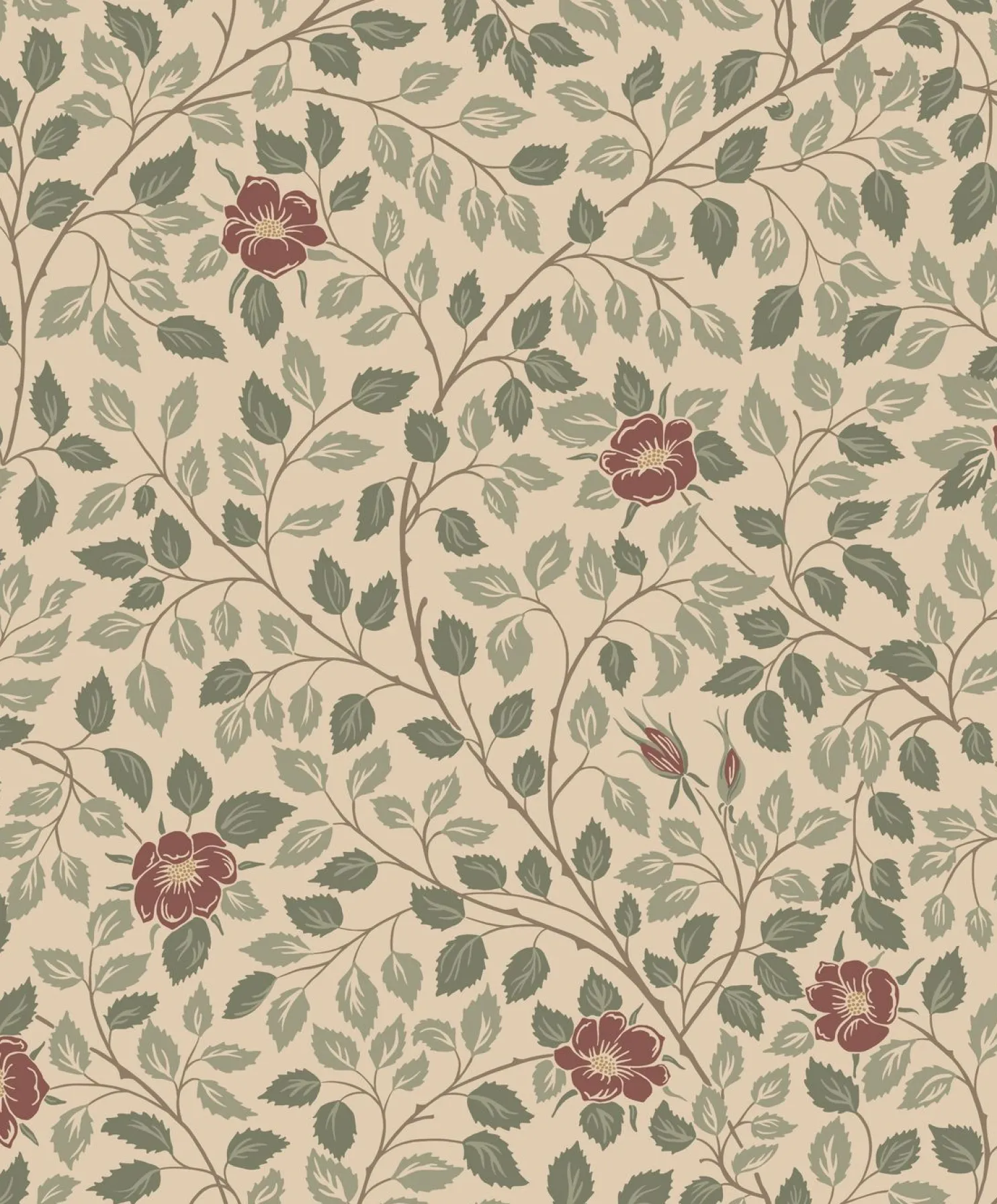 Tapetti Sandberg Solliden, non-woven, vintage