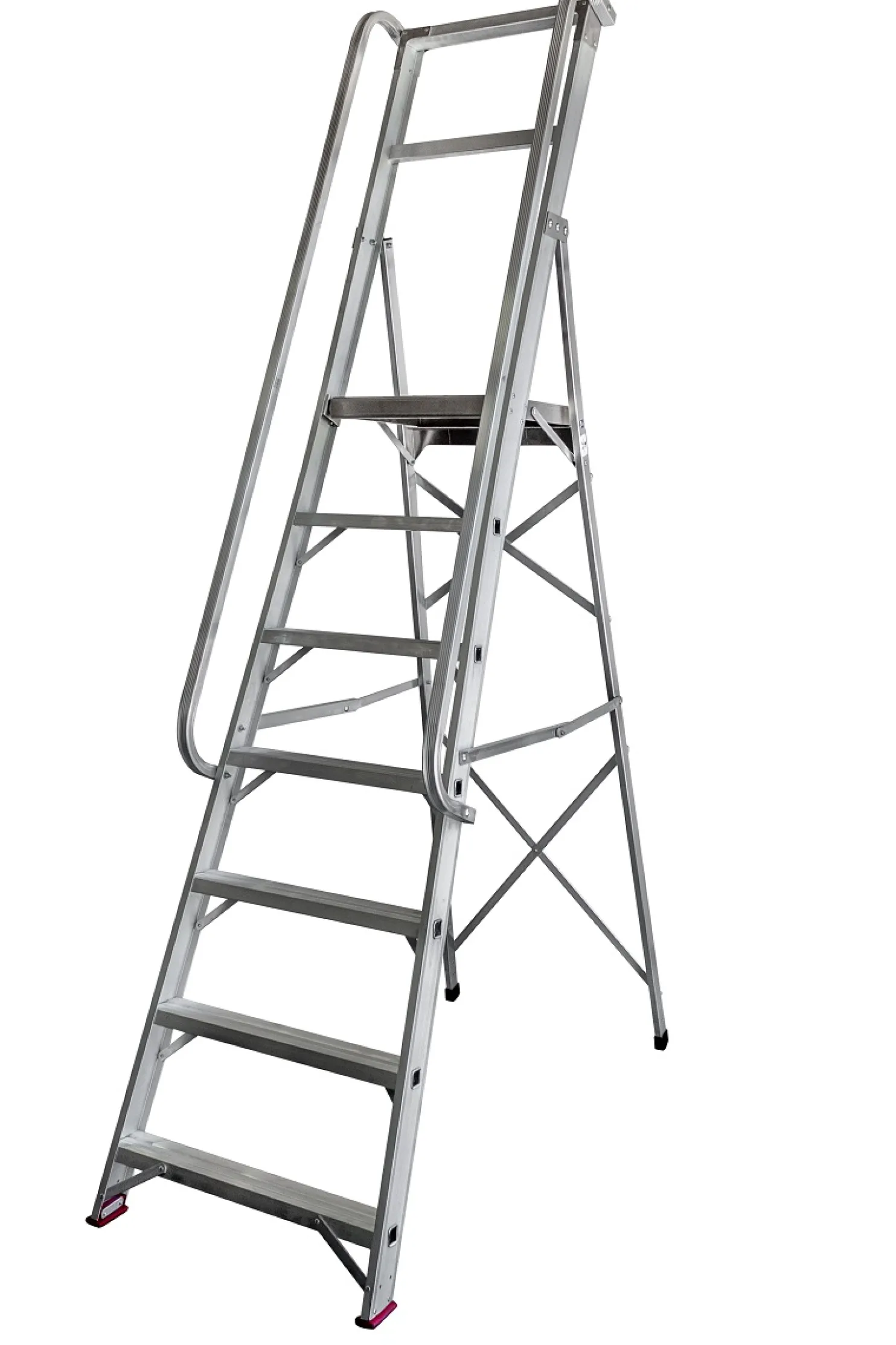 Tasotikkaat Suomi-Tikas käsijohteilla tasokorkeus 172 cm