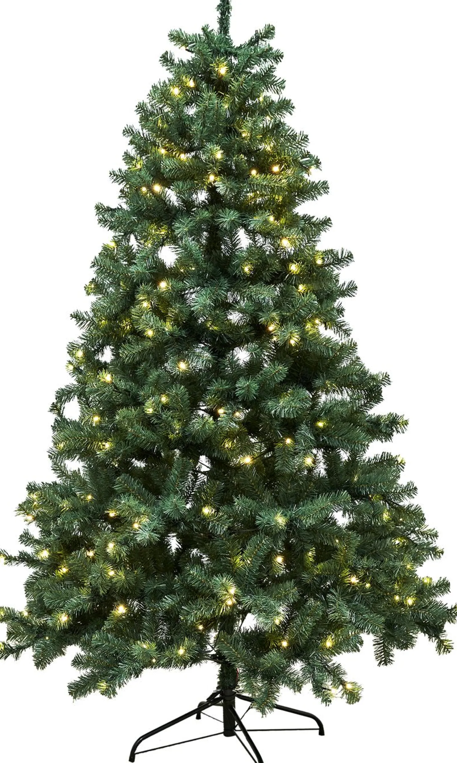Tekojoulukuusi Nordic Winter Aske 100cm PVC LED-valoilla