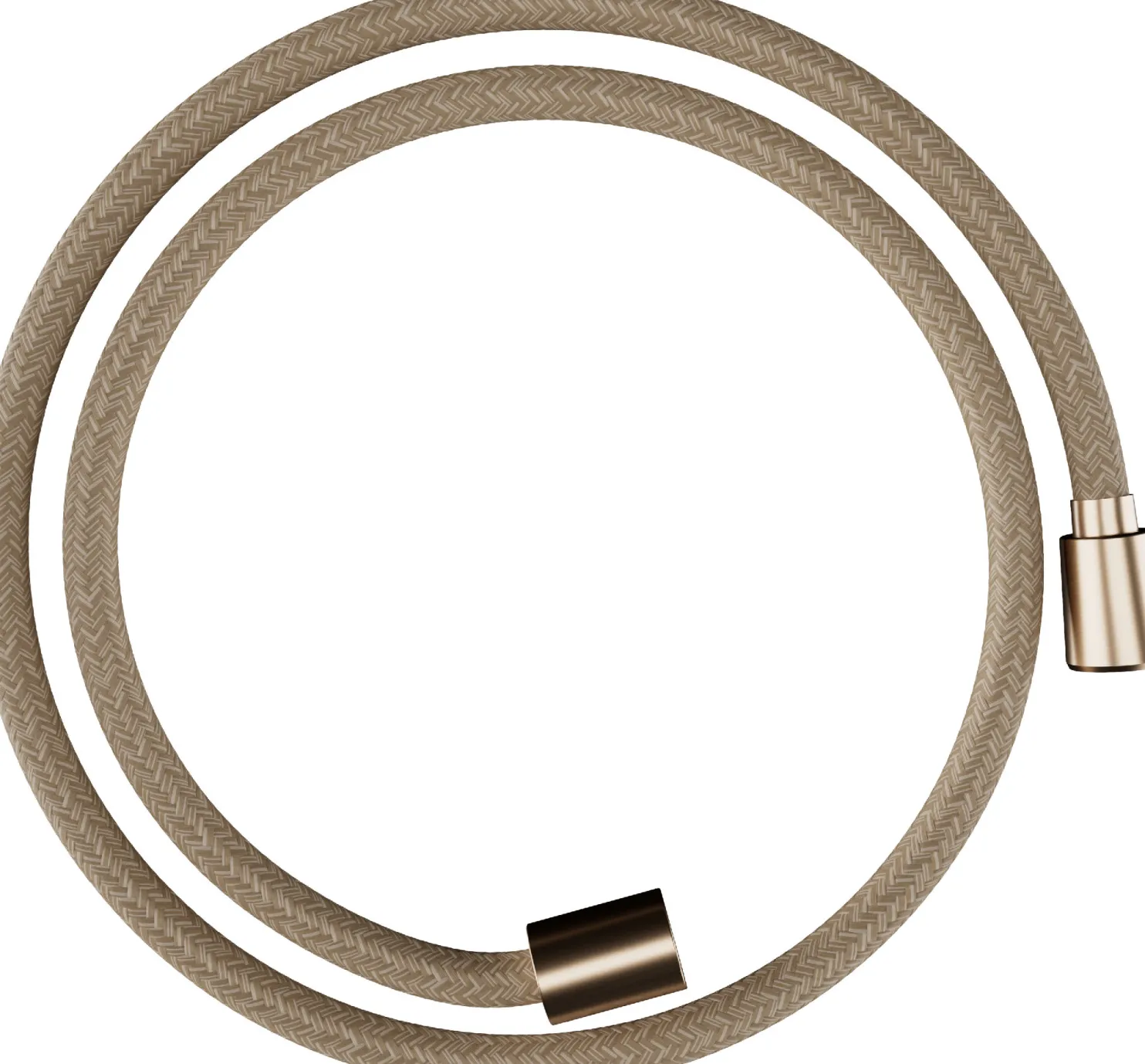 Tekstiilisuihkuletku Hansgrohe Designflex 125 cm, harjattu pronssi