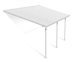 Terassikatos Palram-Canopia Feria 3 x 5,5 m valkoinen/kirkas