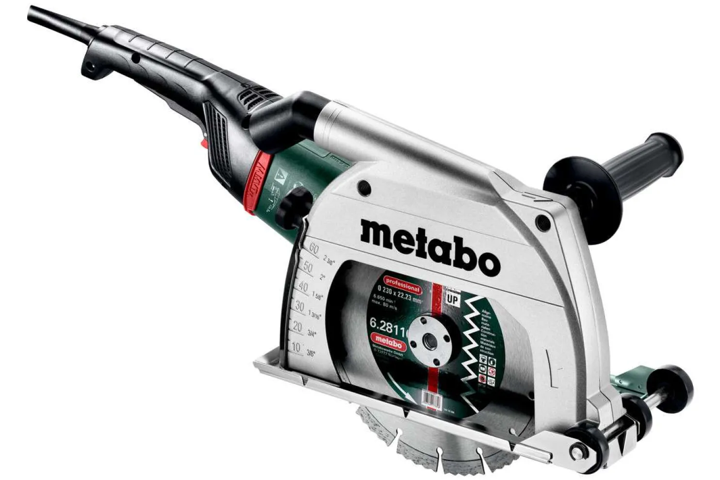Timanttikatkaisujärjestelmä Metabo TE 24-230 MVT CED sisältää UP-timanttilaikan