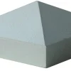 Tolpanhattu valkoinen pyramidi 70x70mm tolpalle