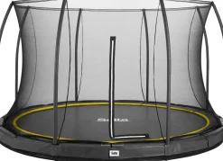 Trampoliini Salta Comfort Edition Inground Ø396cm musta sis. turvaverkko