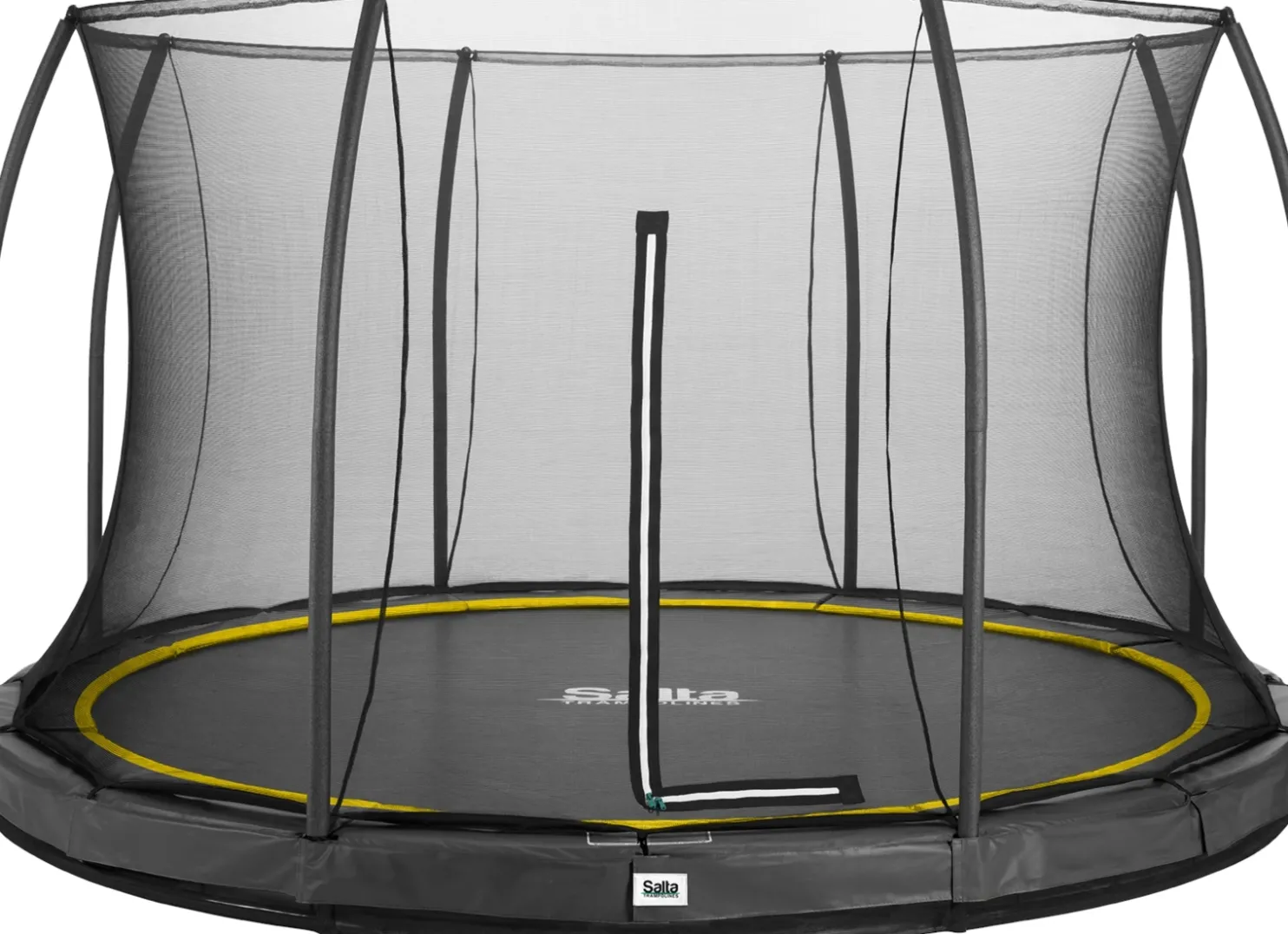 Trampoliini Salta Comfort Edition Inground Ø396cm musta sis. turvaverkko
