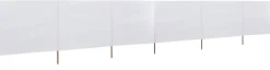 Tuulensuojakangas 6 paneelilla 800 x 80 cm valkoinen