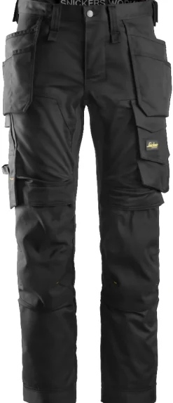 Työhousut Snickers Workwear AllroundWork 6241 Stretch musta